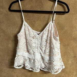 Lace strap top